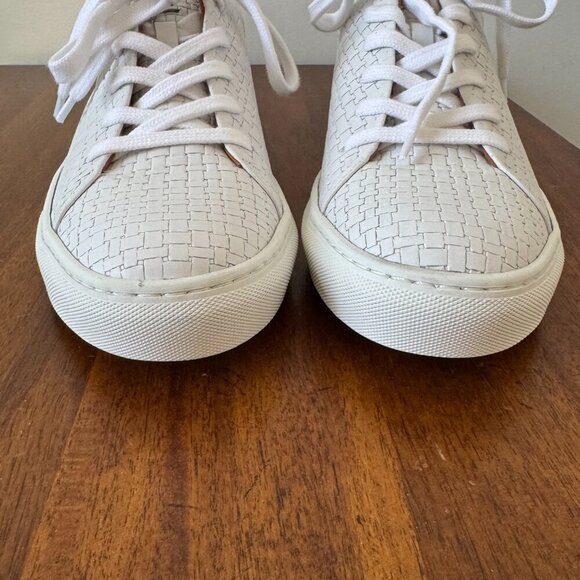 Aquatalia Alaric Embossed Leather Low-Top Sneakers - Picture 5 of 16